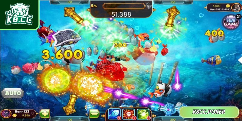 Bắn Cá Tài Lộc - Trải Nghiệm Hấp Dẫn, Thưởng Lớn Liền Tay 3 Sử dụng đạn hợp lý, không bắn lãng phí